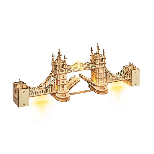 3D Ahşap Puzzle Tower Bridge