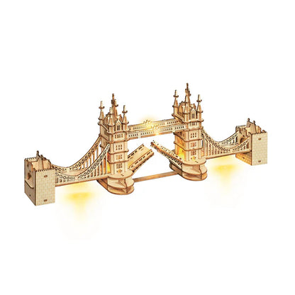3D Ahşap Puzzle Tower Bridge