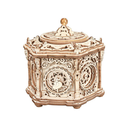 3D Ahşap Puzzle Gizli Bahçe Müzik Kutusu